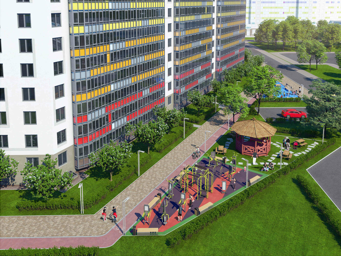 ЖК «All inclusive»: визуализация