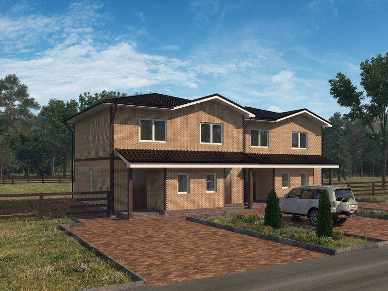 КП «ВП Лайт»: визуализация таунхауса