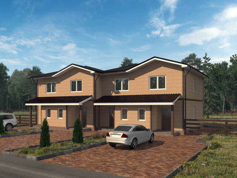 КП «ВП Лайт»: визуализация таунхауса