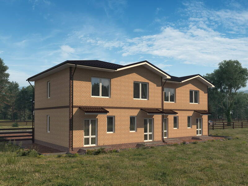 КП «ВП Лайт»: визуализация таунхауса