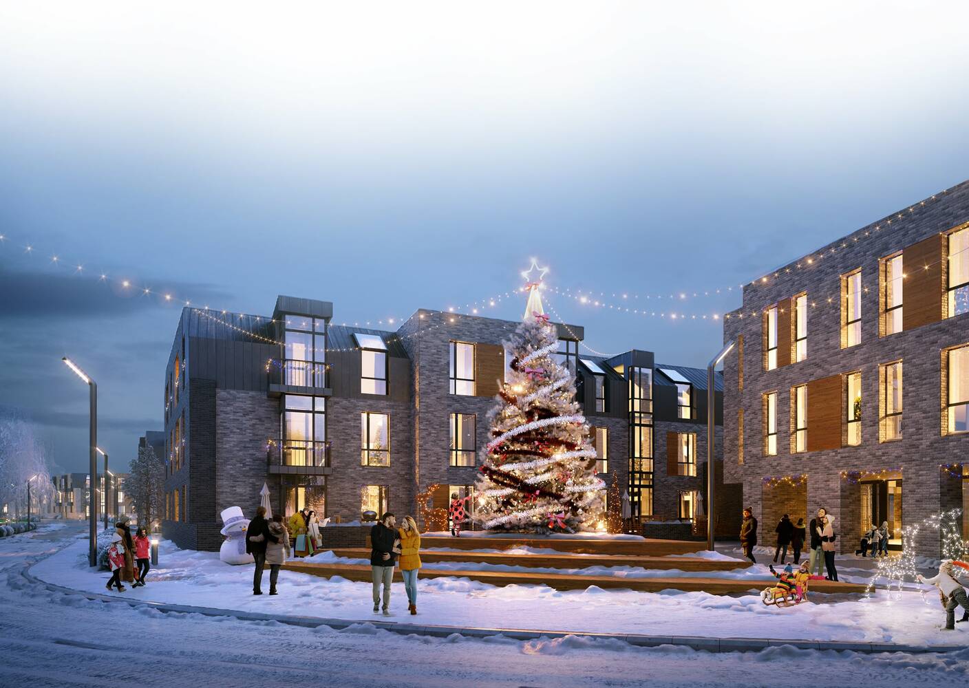 МЖК «Veren Village стрельна»: визуализация