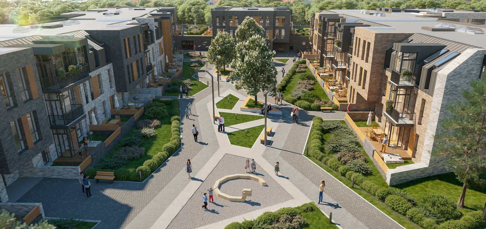 МЖК «Veren Village стрельна»: визуализация