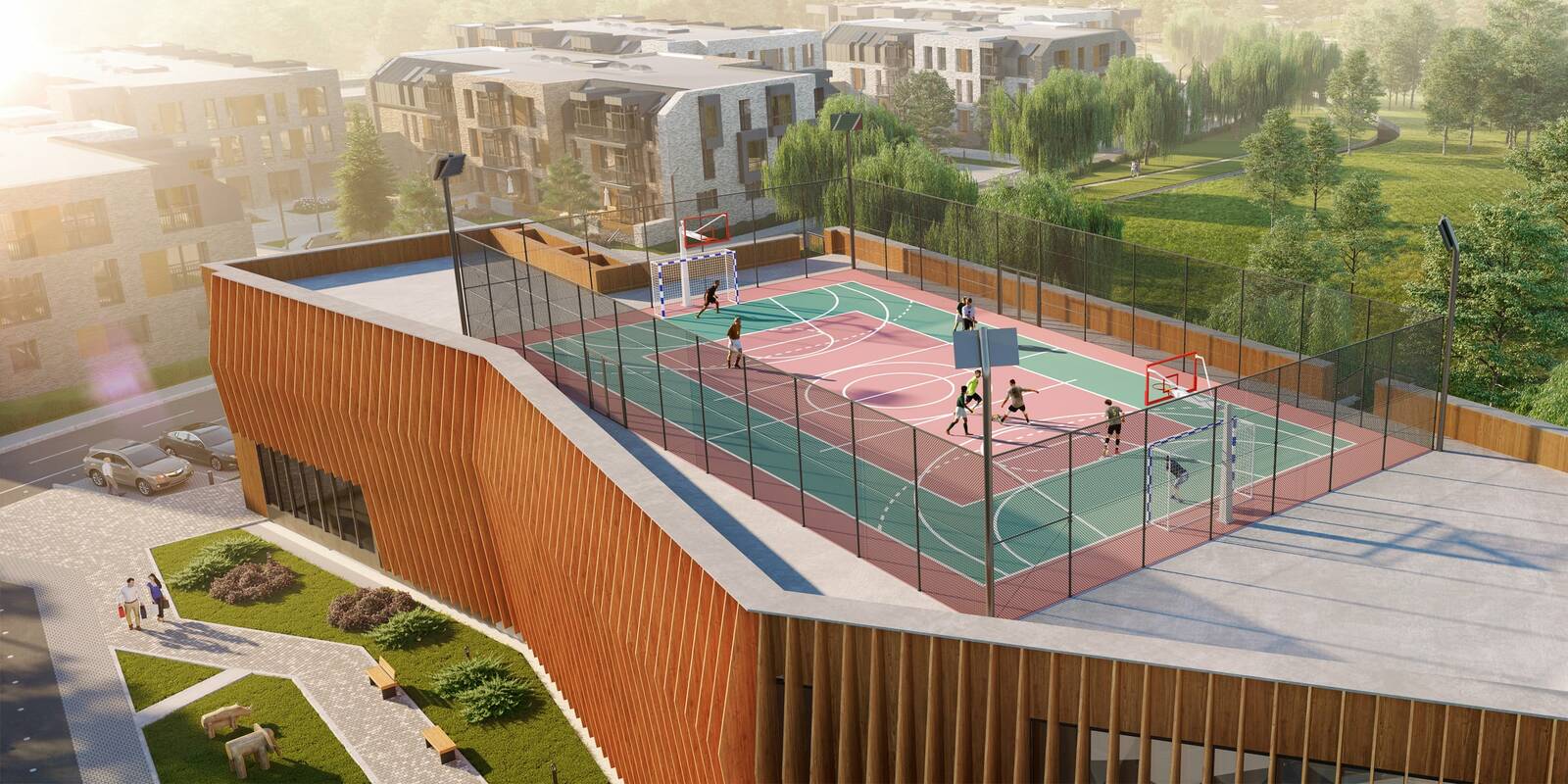 МЖК «Veren Village стрельна»: визуализация