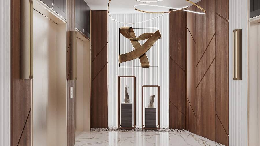 ЖК «Невский»: дизайн входных групп