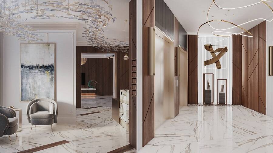 ЖК «Невский»: дизайн входных групп