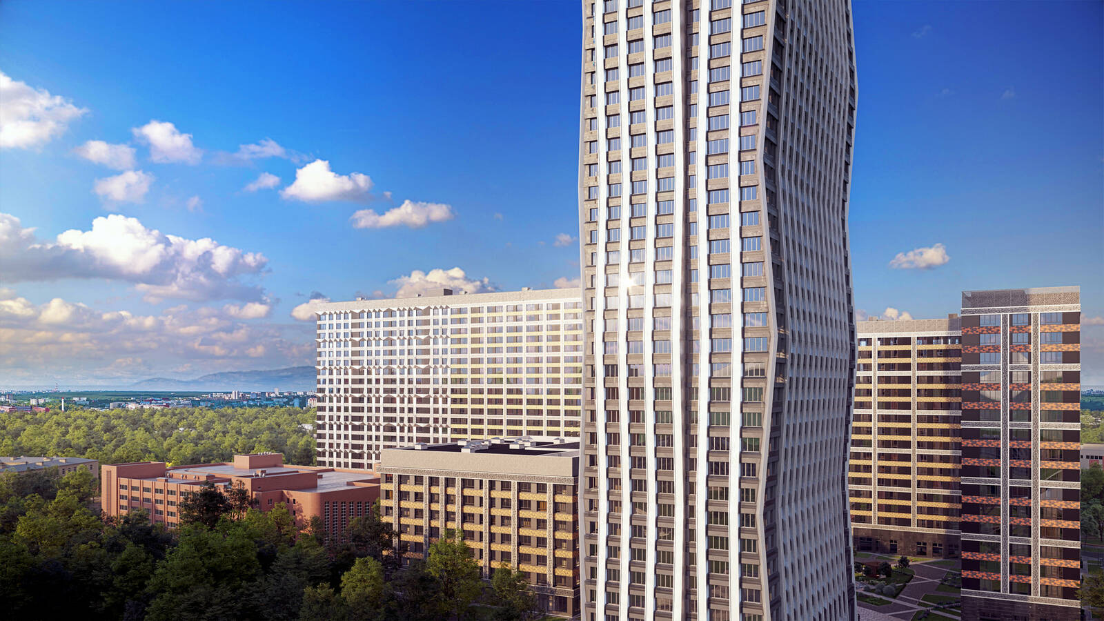 ЖК AFI Tower: визуализация