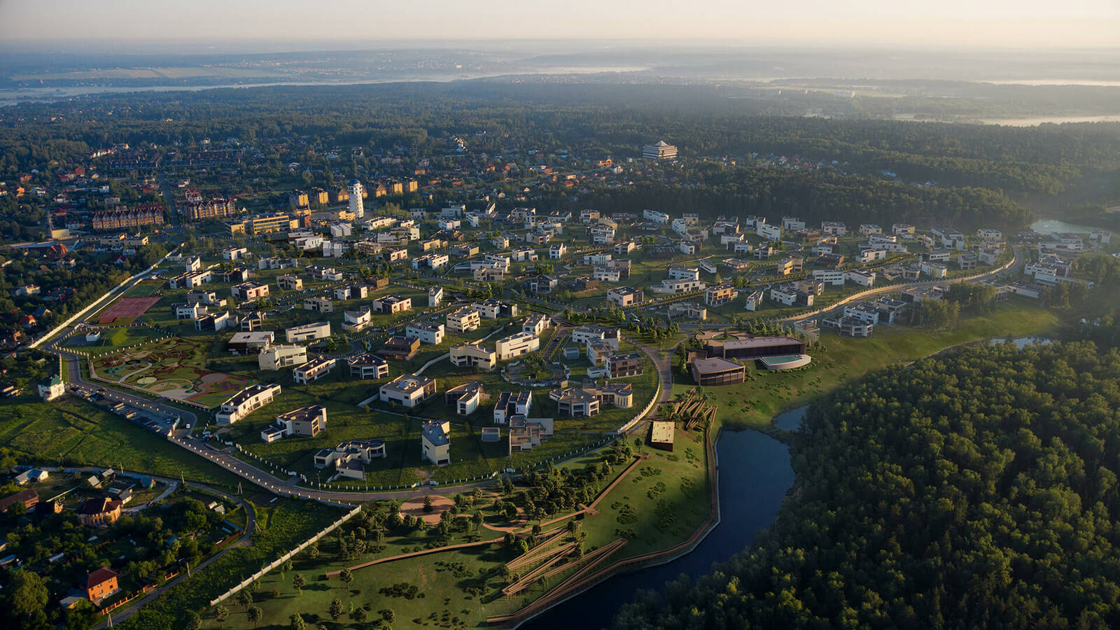 КП «Березки River Village»: визуализация