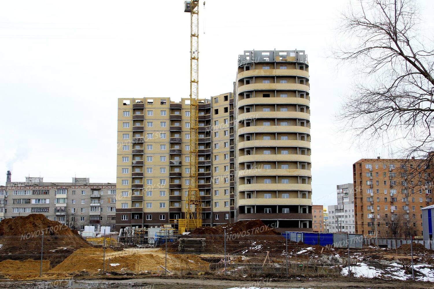 ЖК «Москворецкий» (г. Воскресенск): 05.04.2015 - Строящийся корпус