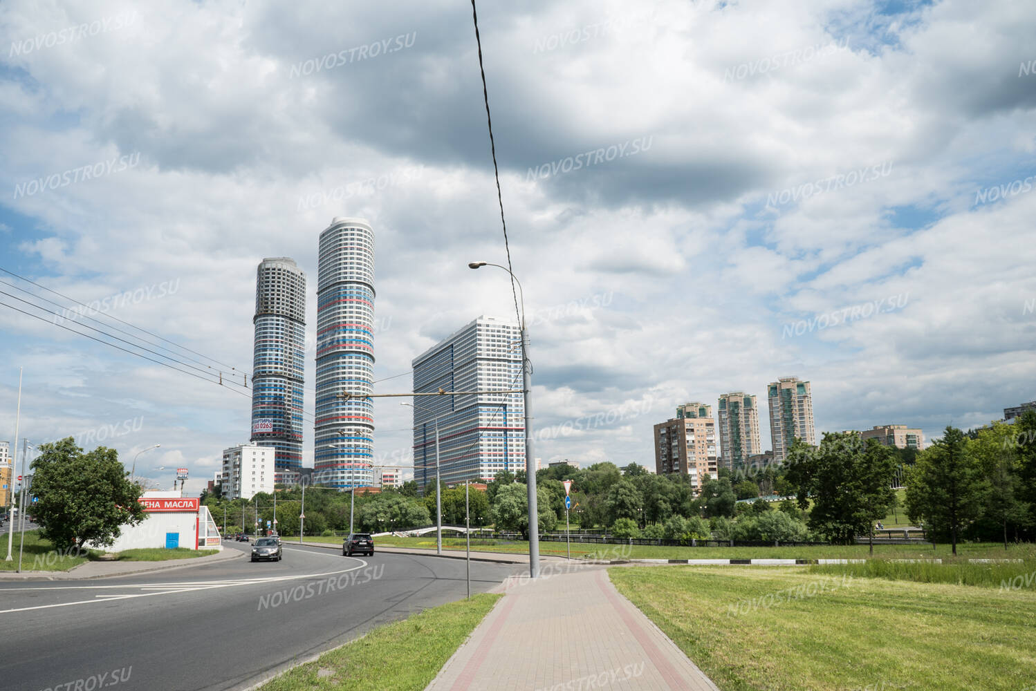 МФК «Триколор»: вид на ЖК, 10.06.2015