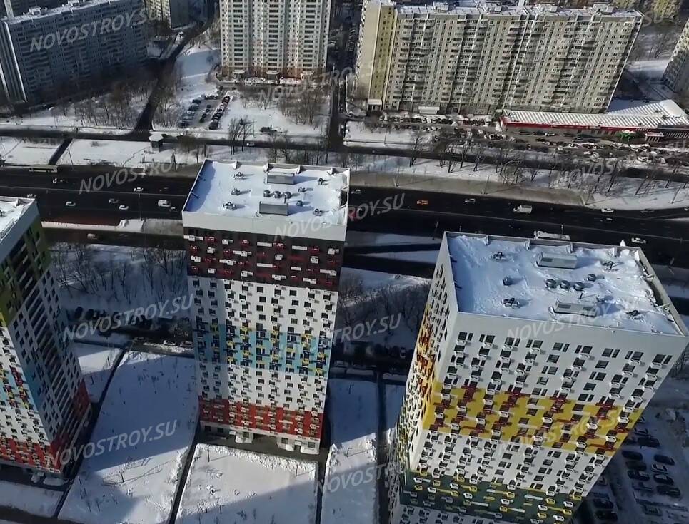 ЖК «Варшавское Шоссе 141»: скриншот с видеообзора