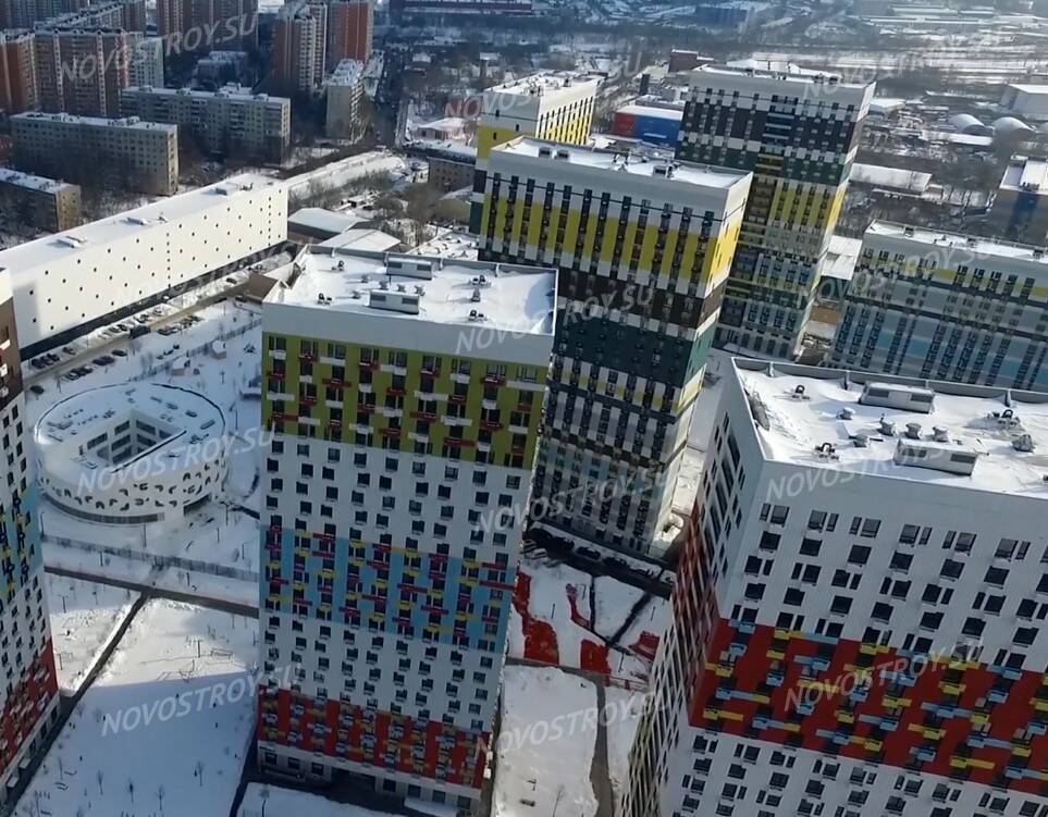ЖК «Варшавское Шоссе 141»: скриншот с видеообзора