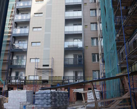 ЖК «The Residence»: ход строительства корпуса Б, внешний вид, Апрель 2016