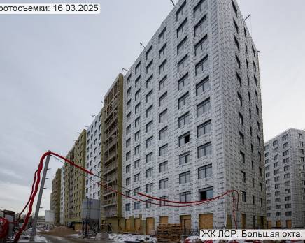 ЖК «ЛСР. Большая Охта», Март 2025