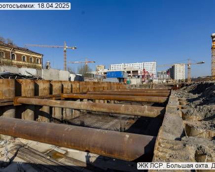 ЖК «ЛСР. Большая Охта», Апрель 2025