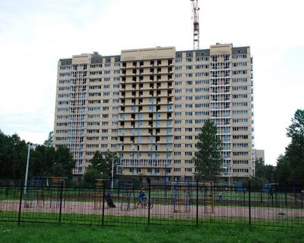 Вид со стороны проспекта Просвещения, Август 2011