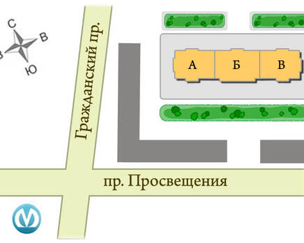 План застройки жилого дома &amp;laquo;Гражданский&amp;raquo;, Август 2011