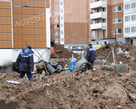 На строительной площадке ЖК «Дома в Молжаниновском районе» (12.10.12), Январь 2013