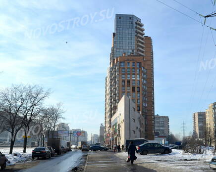 Окрестности жилого комплекса «Дом на проспекте Славы» (24.02.2013), Март 2013
