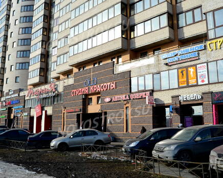 Магазины на первом этаже жилого комплекса «Дом на проспекте Славы» (24.02.2013), Март 2013