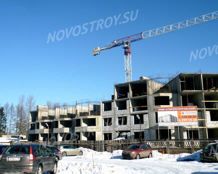 Строительство жилого комплекса «Старопетергофский» (02.03.2013), Март 2013