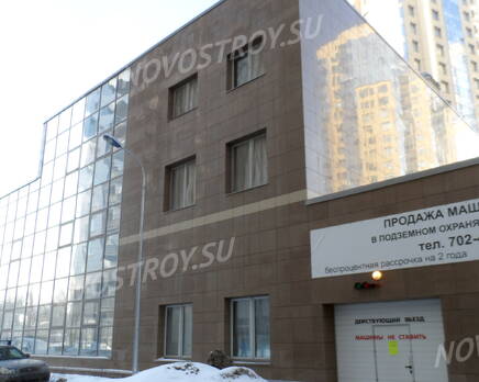 Фасад жилого комплекса «Шуваловские высоты» (21.02.2013), Март 2013