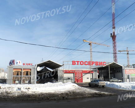 Окрестности жилого комплекса «Юнтоловская перспектива» (25.02.2013), Март 2013