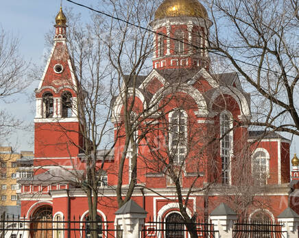 Церковь возле ЖК «Дом на Масловке» (14.03.2013 г.), Апрель 2013
