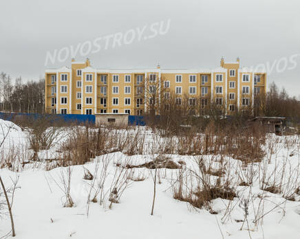 ЖК «Дом в поселке Горбунки»: общий вид на стройплощадку (01.02.15), Февраль 2015