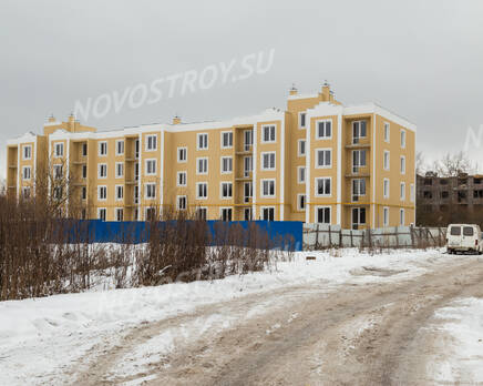 ЖК «Дом в поселке Горбунки»: фасад здания (01.02.15), Февраль 2015