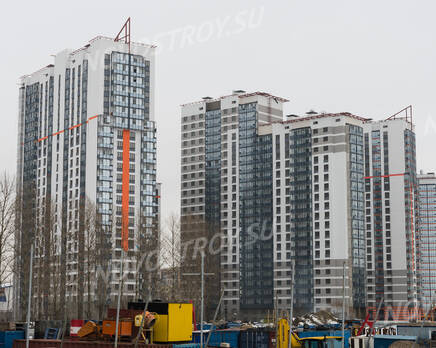 ЖК «Viva»: Вид на д.3 кор. 1 и д. 3 кор. 2\3 13.02.15, Февраль 2015