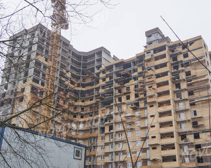 ЖК «Александрит»: вид с внутреннего двора (24.02.15), Март 2015