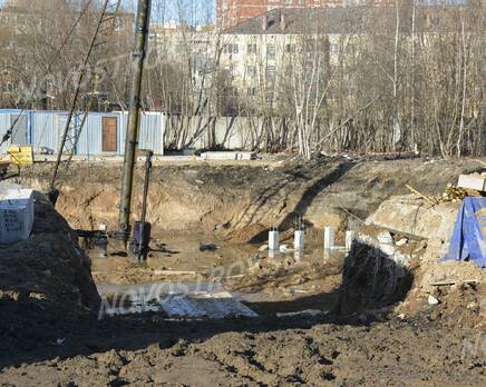ЖК «на улице Железнодорожная»: Строительство 14.03.2015 г., Март 2015