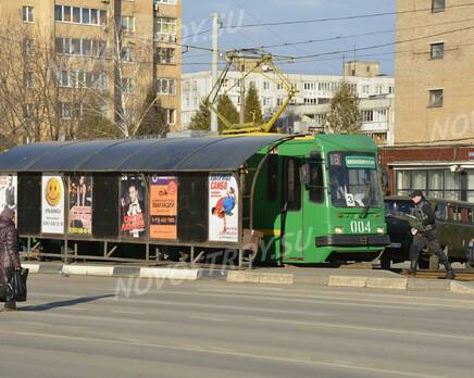 ЖК «Макеевский»: Остановка общественного транспорта  24.03.2015 г., Апрель 2015