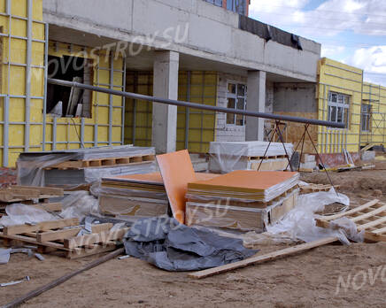 ЖК «в поселке Архангельское»: На строительной площадке, 10.04.2015 г., Апрель 2015