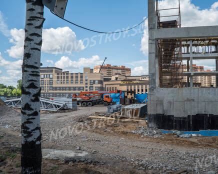 ЖК «Московские Водники-2»: вид на ЖК, 10.06.2015, Июнь 2015
