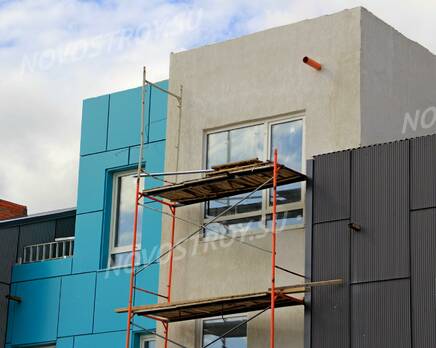 ЖК «Белый Город»: 17.09.2015 - Фрагмент построенного корпуса, Сентябрь 2015