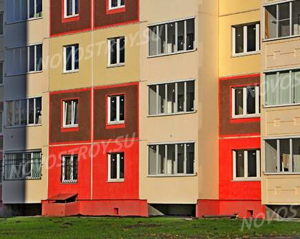 ЖК «Голицын Парк»: 21.09.2015 - Фрагмент построенного корпуса, нижние этажи, Сентябрь 2015