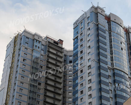 ЖК «Небо Москвы»: фасад здания (06.11.2015), Ноябрь 2015