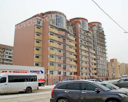 ЖК «Дом в Ногинске»: 18.12.2015 - Дом на стадии отделочных работ, вид с ул 3 Интернационала, Декабрь 2015