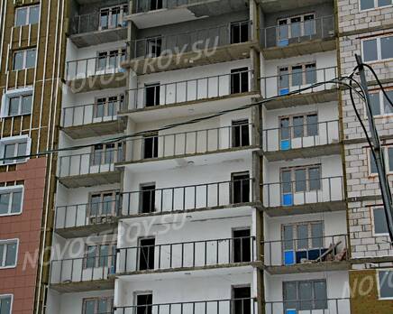 ЖК «Дом в Ногинске»: 18.12.2015 - Фрагмент строящегося дома, Декабрь 2015