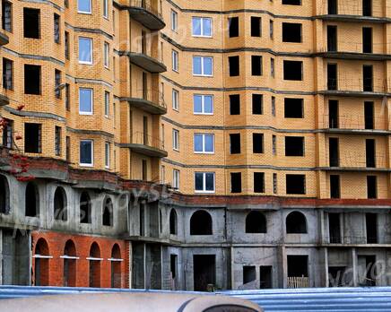 ЖК «Ренессанс»: 20.12.2015 - Фрагмент строящегося дома, Декабрь 2015