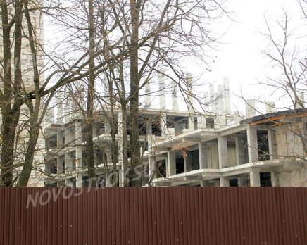 ЖК «Новое Крекшино»: 08.03.2016 - Фрагмент строящегося корпуса, Март 2016