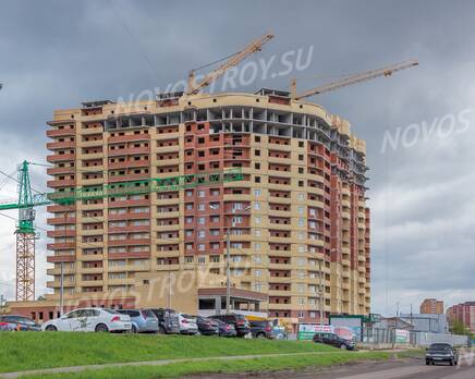 ЖК «Дом на улице Кирова»: Северный фасад дома, Май 2016