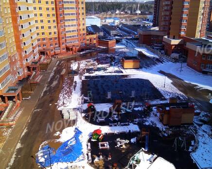 ЖК «Лесной городок» (Одинцово): внутренний двор, Апрель 2017