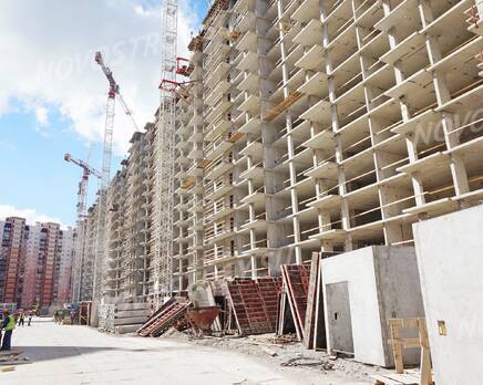 ЖК «Дом у Каштановой аллеи»: ход строительства 5 очереди, Август 2017