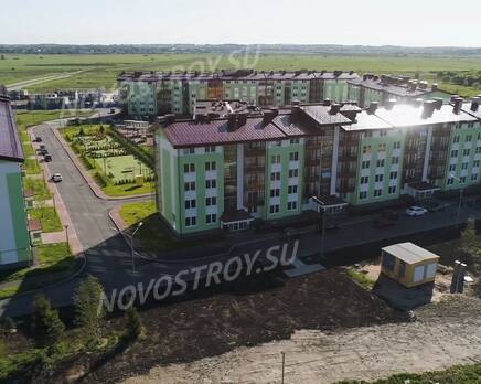 Малоэтажный ЖК «Образцовый квартал 2»: скриншот с видеообзора, Июнь 2018