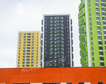 ЖК «Новокуркино»: ход строительства корпуса №1.2, Февраль 2019