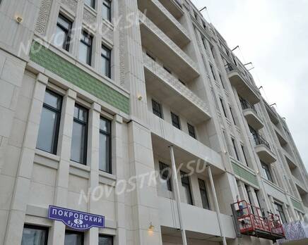 МФК «Резиденция на Покровском бульваре»: ход строительства, Апрель 2019