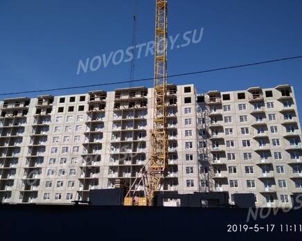 ЖК «ТриДевяткино царство»: ход строительства корпуса №9, май 2019, Август 2019
