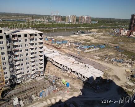 ЖК «ТриДевяткино царство»: ход строительства корпуса №11, май 2019, Август 2019